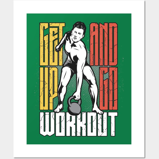 Get Up and Go Workout Wall Art by Verboten